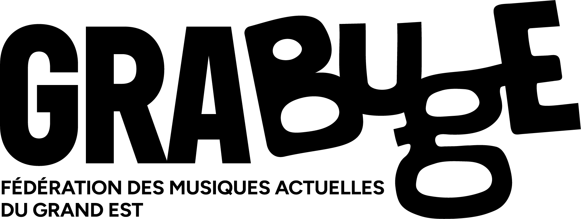Logo de Grabuge, fédération des musiques actuelles du Grand Est